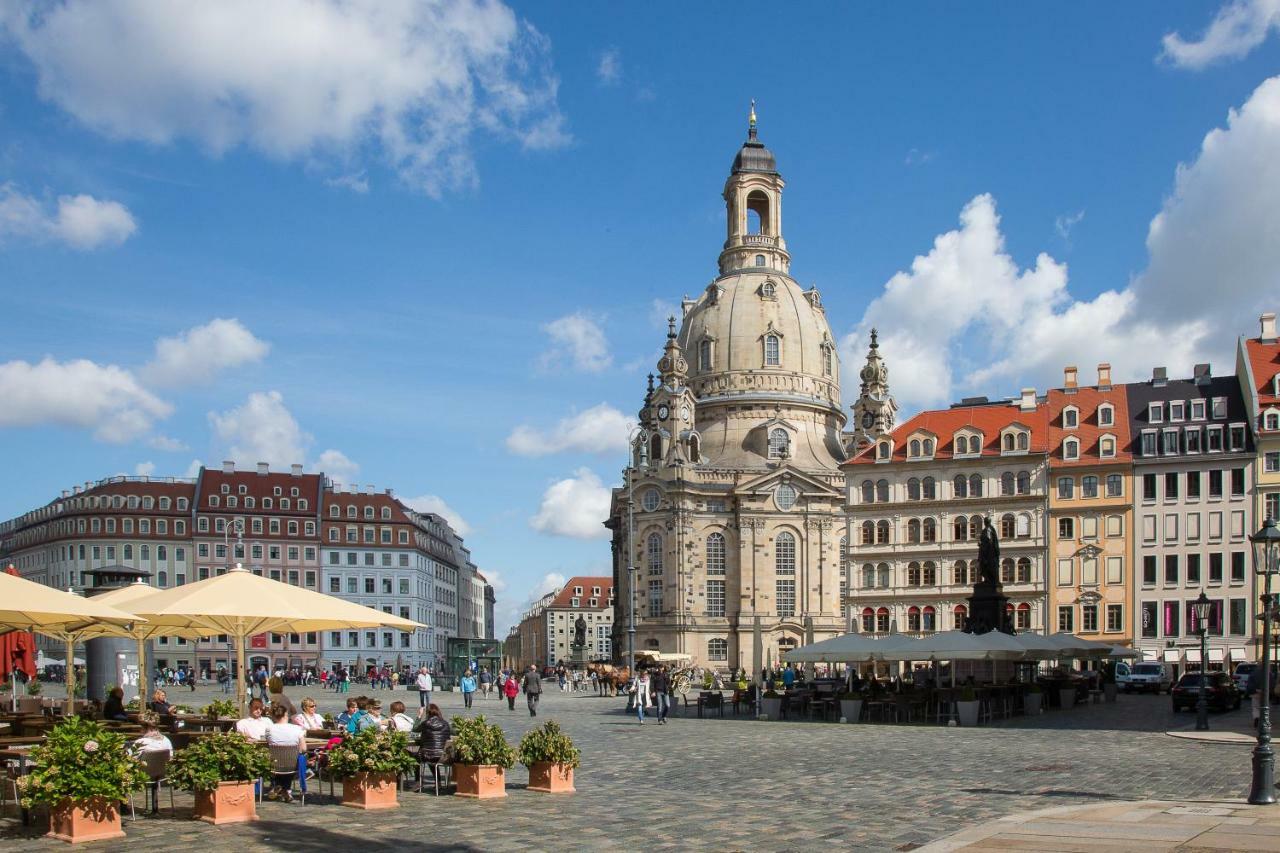 Grosses Apartment Im Zentrum Von Dresden, 2 Schlafzimmer, 2 Baeder, Balkon Exteriör bild